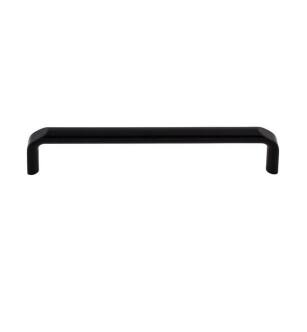 Top Knobs TK874BLK Devon 6 3/8" Center to Center Zinc Alloy Exeter Pull in Flat Black