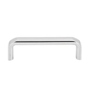 Top Knobs TK872PC Devon 3 3/4" Center to Center Zinc Alloy Exeter Pull in Polished Chrome