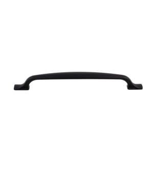 Top Knobs TK866BLK Devon 7 5/8" Center to Center Torbay Handle Cabinet Pull in Flat Black