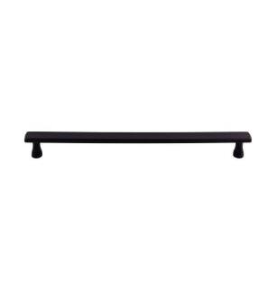 Top Knobs TK858BLK Devon 12" Center to Center Kingsbridge Appliance Handle Cabinet Pull in Flat Black