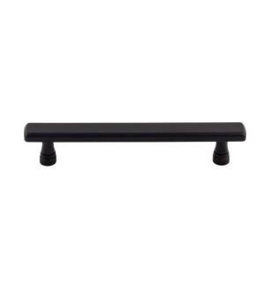Top Knobs TK854BLK Devon 5 1/8" Center to Center Kingsbridge Handle Cabinet Pull in Flat Black