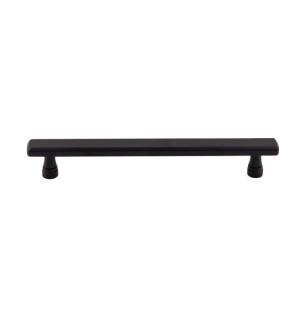 Top Knobs TK855BLK Devon 6 3/8" Center to Center Kingsbridge Handle Cabinet Pull in Flat Black