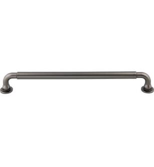 Top Knobs TK828AG Serene 12" Center to Center Handle Appliance Cabinet Pull in Ash Gray