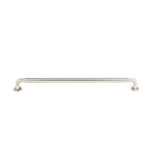 Top Knobs TK827PN Serene 12" Center to Center Juliet Handle Cabinet Pull in Polished Nickel