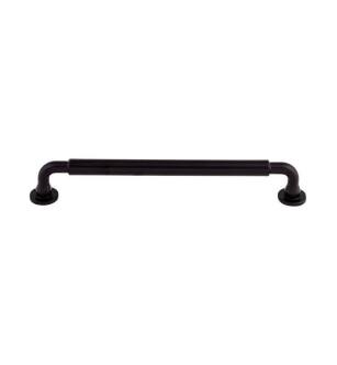 Top Knobs TK825BLK Serene 7 5/8" Center to Center Juliet Handle Cabinet Pull in Flat Black