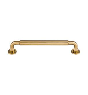 Top Knobs TK824HB Serene 6 3/8" Center to Center Juliet Handle Cabinet Pull in Honey Bronze