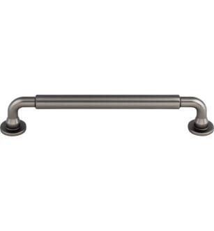 Top Knobs TK824AG Serene 6 3/8" Center to Center Juliet Handle Cabinet Pull in Ash Gray