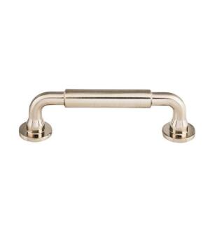 Top Knobs TK822BSN Serene 3 3/4" Center to Center Lily Cabinet Pull in Brushed Satin Nickel