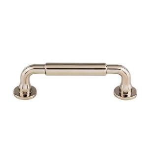 Top Knobs TK822PN Serene 3 3/4" Center to Center Lily Cabinet Pull in Polished Nickel