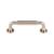 Top Knobs TK822PN Serene 3 3/4" Center to Center Lily Cabinet Pull in Polished Nickel