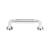 Top Knobs TK822PC Serene 3 3/4" Center to Center Lily Cabinet Pull in Polished Chrome
