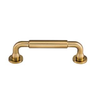 Top Knobs TK822HB Serene 3 3/4" Center to Center Lily Cabinet Pull in Honey Bronze