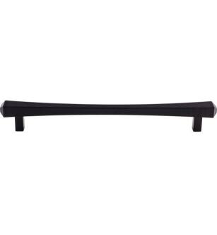 Top Knobs TK818BLK Serene 12" Center to Center Juliet Appliance Cabinet pull in Flat Black