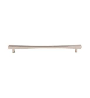 Top Knobs TK817PN Serene 12" Center to Center Juliet Cabinet pull in Polished Nickel