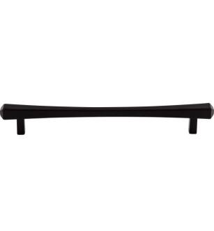 Top Knobs TK815BLK Serene 7 5/8" Center to Center Juliet Cabinet pull in Flat Black