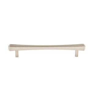 Top Knobs TK814BSN Serene 8 1/8" Center to Center Juliet Cabinet pull in Brushed Satin Nickel
