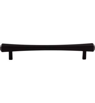 Top Knobs TK814BLK Serene 8 1/8" Center to Center Juliet Cabinet pull in Flat Black