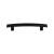 Top Knobs TK81BLK Sanctuary 5" Center to Center Zinc Alloy Inset Rail Pull in Flat Black