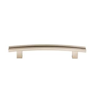 Top Knobs TK81BSN Sanctuary 5" Center to Center Zinc Alloy Inset Rail Pull in Brushed Satin Nickel