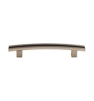 Top Knobs TK81PTA Sanctuary 5" Center to Center Zinc Alloy Inset Rail Pull in Pewter Antique