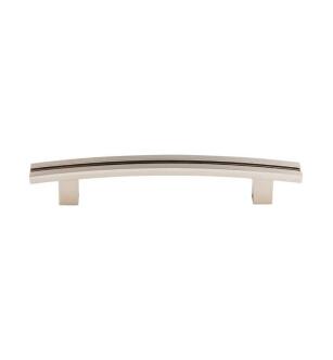 Top Knobs TK81PN Sanctuary 5" Center to Center Zinc Alloy Inset Rail Pull in Polished Nickel