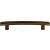 Top Knobs TK81GBZ Sanctuary 5" Center to Center Zinc Alloy Inset Rail Pull in German Bronze