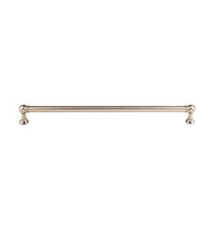 Top Knobs TK807PN Serene 12" Center to Center Lydia Handle Cabinet Pull in Polished Nickel