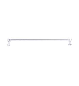 Top Knobs TK807PC Serene 12" Center to Center Lydia Handle Cabinet Pull in Polished Chrome