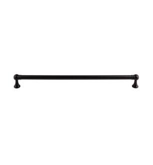 Top Knobs TK807BLK Serene 12" Center to Center Lydia Handle Cabinet Pull in Flat Black