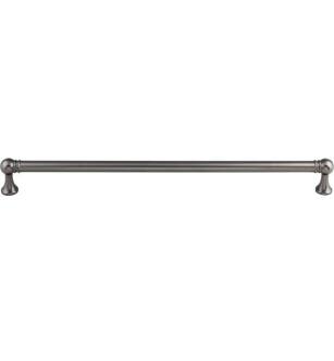 Top Knobs TK807AG Serene 12" Center to Center Lydia Handle Cabinet Pull in Ash Gray