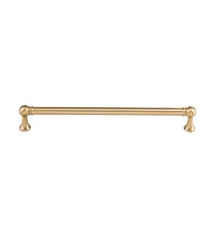 Top Knobs TK806HB Serene 8 7/8" Center to Center Lydia Handle Cabinet Pull in Honey Bronze