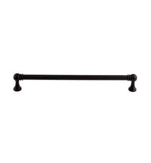 Top Knobs TK806BLK Serene 8 7/8" Center to Center Lydia Handle Cabinet Pull in Flat Black