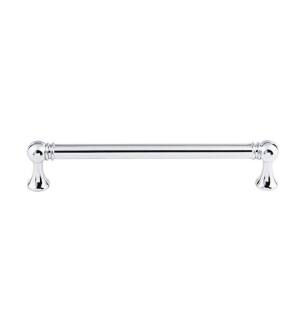 Top Knobs TK804PC Serene 6 3/8" Center to Center Lydia Handle Cabinet Pull in Polished Chrome