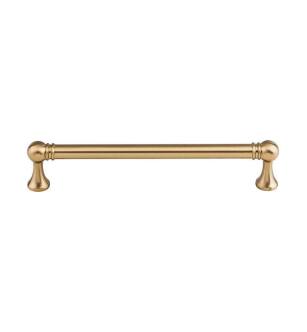 Top Knobs TK804HB Serene 6 3/8" Center to Center Lydia Handle Cabinet Pull in Honey Bronze