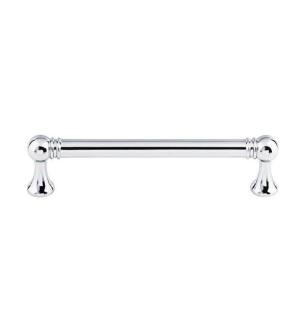 Top Knobs TK803PC Serene 5" Center to Center Lydia Handle Cabinet Pull in Polished Chrome