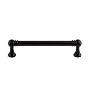 Top Knobs TK803BLK Serene 5" Center to Center Lydia Handle Cabinet Pull in Flat Black
