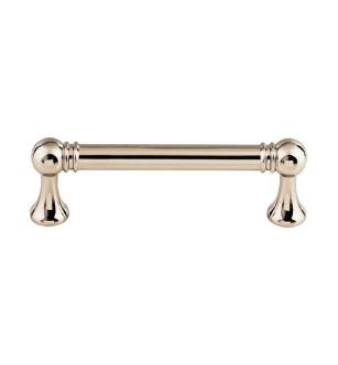 Top Knobs TK802PN Serene 3 3/4" Center to Center Lydia Handle Cabinet Pull in Polished Nickel