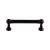 Top Knobs TK802BLK Serene 3 3/4" Center to Center Lydia Handle Cabinet Pull in Flat Black
