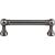 Top Knobs TK802AG Serene 3 3/4" Center to Center Lydia Handle Cabinet Pull in Ash Gray