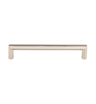 Top Knobs TK795PN Serene 6 5/8" Center to Center Lydia Handle Cabinet Pull in Polished Nickel