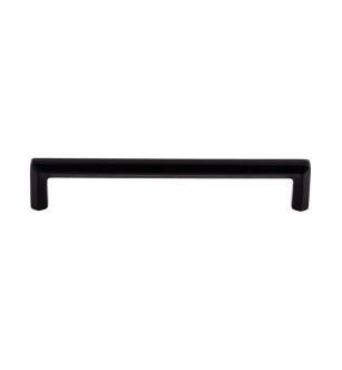 Top Knobs TK795BLK Serene 6 5/8" Center to Center Lydia Handle Cabinet Pull in Flat Black