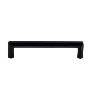 Top Knobs TK794BLK Serene 5" Center to Center Lydia Handle Cabinet Pull in Flat Black