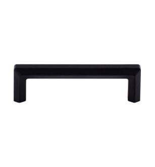 Top Knobs TK793BLK Serene 3 3/4" Center to Center Lydia Handle Cabinet Pull in Flat Black