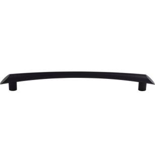 Top Knobs TK788BLK Barrington 12" Center to Center Edgewater Bar Appliance Cabinet Pull in Flat Black