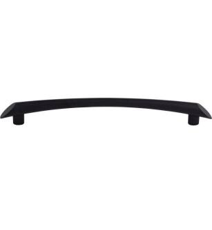 Top Knobs TK785BLK Barrington 7 5/8" Center to Center Edgewater Bar Cabinet Pull in Flat Black