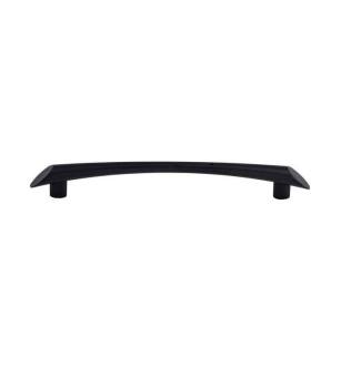 Top Knobs TK784BLK Barrington 6 5/8" Center to Center Edgewater Bar Cabinet Pull in Flat Black
