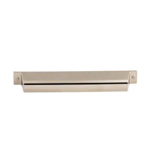 Top Knobs TK775PN Barrington 7" Center to Center Channing Cup Cabinet Pull in Polished Nickel