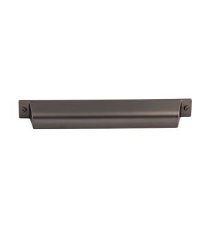 Top Knobs TK775AG Barrington 7" Center to Center Channing Cup Cabinet Pull in Ash Gray