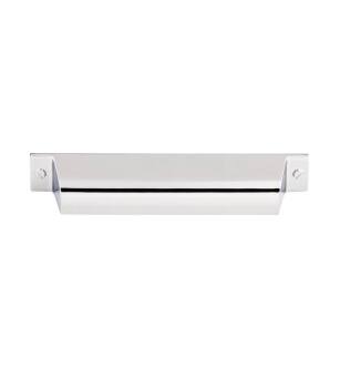 Top Knobs TK774PC Barrington 5" Center to Center Channing Cup Cabinet Pull in Polished Chrome