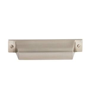 Top Knobs TK773PN Barrington 3 3/4" Center to Center Channing Cup Cabinet Pull in Polished Nickel